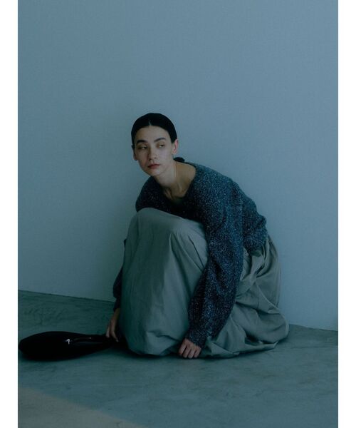 Ungrid（アングリッド）の「ラメニットアンサンブル（ニット/セーター・レディース・ブラック/シルバー・FREE）」の4枚目の写真