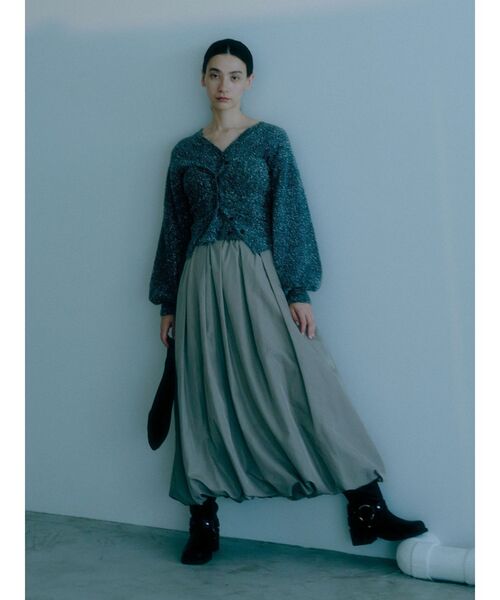 Ungrid（アングリッド）の「ラメニットアンサンブル（ニット/セーター・レディース・ブラック/シルバー・FREE）」の5枚目の写真