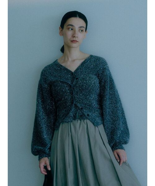 Ungrid（アングリッド）の「ラメニットアンサンブル（ニット/セーター・レディース・ブラック/シルバー・FREE）」の6枚目の写真