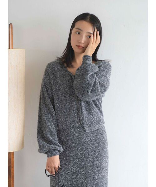 Ungrid（アングリッド）の「ラメニットアンサンブル（ニット/セーター・レディース・ブラック/シルバー・FREE）」の9枚目の写真