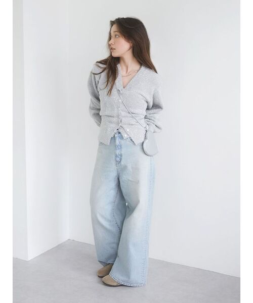 Ungrid（アングリッド）の「ラメニットアンサンブル（ニット/セーター・レディース・ブラック/シルバー・FREE）」の15枚目の写真