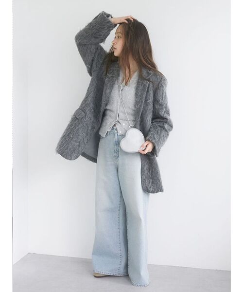 Ungrid（アングリッド）の「ラメニットアンサンブル（ニット/セーター・レディース・ブラック/シルバー・FREE）」の18枚目の写真