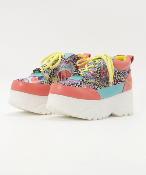 YOSUKE(ヨースケ)の「「YOSUKE/ヨースケ」メンズ厚底レースアップスニーカー(スニーカー・メンズ・ブラック×ホワイト/ブラック/ホワイト/カーキ/ピンク系その他/アニマル/レッド/ゴールド系その他・26/27/26.5/25.5)」の5枚目の写真