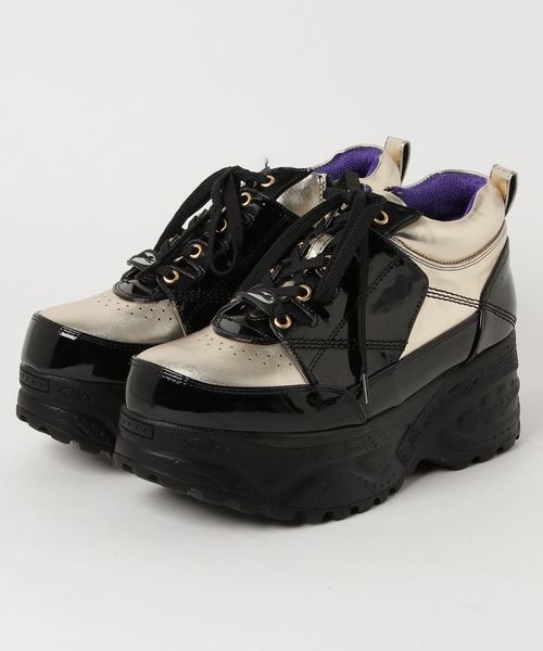YOSUKE(ヨースケ)の「「YOSUKE/ヨースケ」メンズ厚底レースアップスニーカー(スニーカー・メンズ・ブラック×ホワイト/ブラック/ホワイト/カーキ/ピンク系その他/アニマル/レッド/ゴールド系その他・26/27/26.5/25.5)」の7枚目の写真