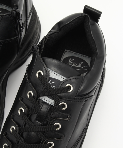 YOSUKE(ヨースケ)の「「YOSUKE/ヨースケ」メンズ厚底レースアップスニーカー(スニーカー・メンズ・ブラック×ホワイト/ブラック/ホワイト/カーキ/ピンク系その他/アニマル/レッド/ゴールド系その他・26/27/26.5/25.5)」の17枚目の写真