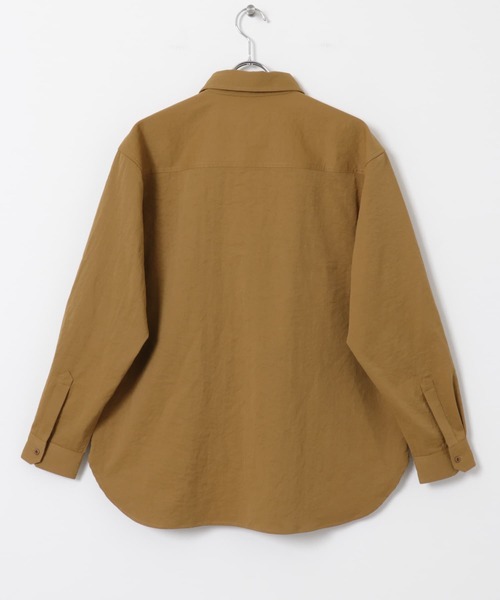 ITEMS URBANRESEARCH(アイテムズ アーバンリサーチ)の「ダブルポケットユーティリティーシャツ(シャツ/ブラウス・メンズ・ダークグレー/ブラウン系その他/カーキ・MEDIUM/LARGE)」の11枚目の写真