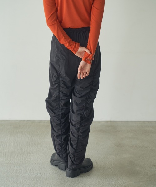 パンツ DRAWSTRING PANTS DOOPZ パンツ Drawstring tuck wide pants - ドローストリング