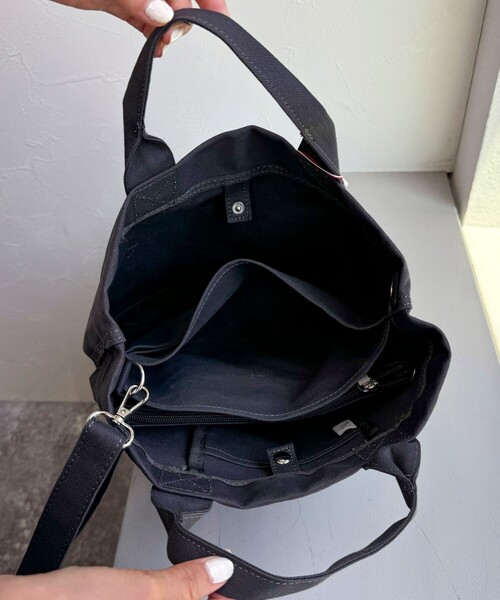 fredy emue（フレディエミュ）の「モールスキンキャンバスポーチ付トートバック（トートバッグ・レディース・ブラック/ミント・FREE）」の10枚目の写真