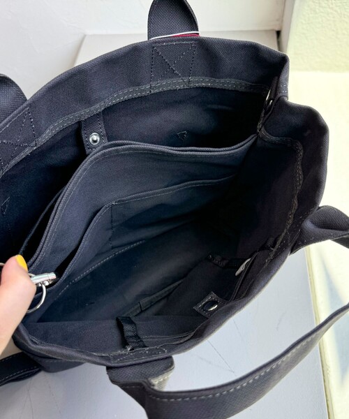 fredy emue（フレディエミュ）の「モールスキンキャンバスポーチ付トートバック（トートバッグ・レディース・ブラック/ミント・FREE）」の13枚目の写真
