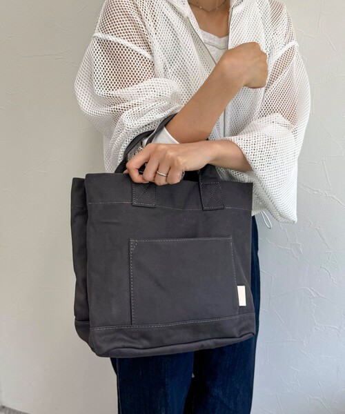 fredy emue（フレディエミュ）の「モールスキンキャンバスポーチ付トートバック（トートバッグ・レディース・ブラック/ミント・FREE）」の18枚目の写真