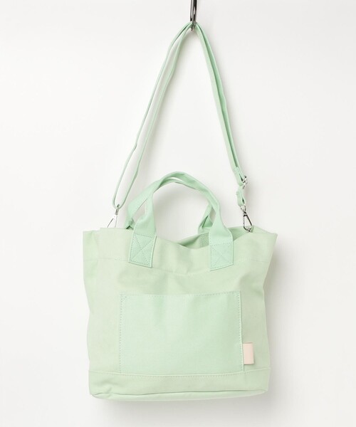 fredy emue（フレディエミュ）の「モールスキンキャンバスポーチ付トートバック（トートバッグ・レディース・ブラック/ミント・FREE）」の19枚目の写真