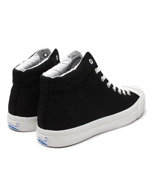 CONVERSE（コンバース）の「converse コンバース JACK PURCELL MID ジャックパーセル ミッド BLACK（スニーカー・メンズ・ブラック・11h/7h/3h/7/5h/3/10h/9/4h/4/8/8h/6h/5/9h/6）」の4枚目の写真