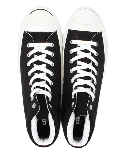 CONVERSE（コンバース）の「converse コンバース JACK PURCELL MID ジャックパーセル ミッド BLACK（スニーカー・メンズ・ブラック・11h/7h/3h/7/5h/3/10h/9/4h/4/8/8h/6h/5/9h/6）」の8枚目の写真
