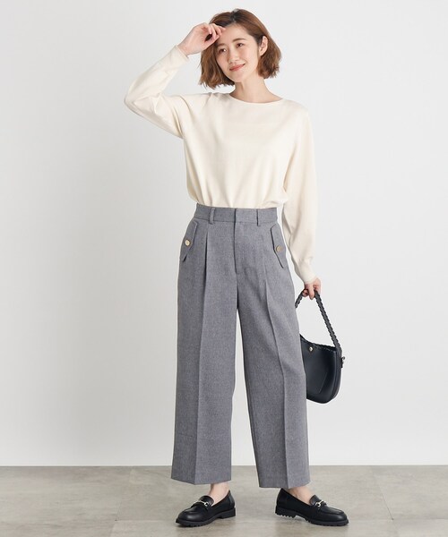 grove(グローブ)の「◆フラップポケットワイドパンツ(その他パンツ・レディース・グレー系3/ブラック/ブラウン系4/キャメル・03/02/00/01/04/05)」の18枚目の写真