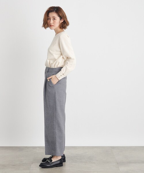grove(グローブ)の「◆フラップポケットワイドパンツ(その他パンツ・レディース・グレー系3/ブラック/ブラウン系4/キャメル・03/02/00/01/04/05)」の19枚目の写真