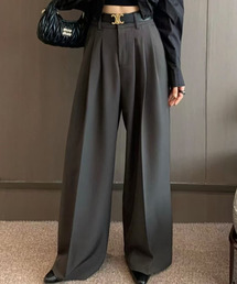 Ada. | スリータック ハイウエスト ワイド スラックス(スラックス)