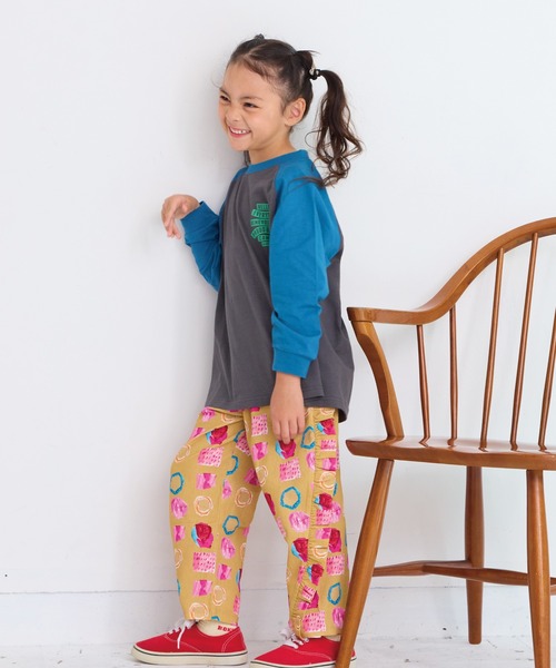 HOGAN RANCH WEAR（ホーガンランチウエア）の「サイドフリルパンツ（その他パンツ・キッズ・チャコール/マルチ・110/100/90/150/140/130/120）」の5枚目の写真