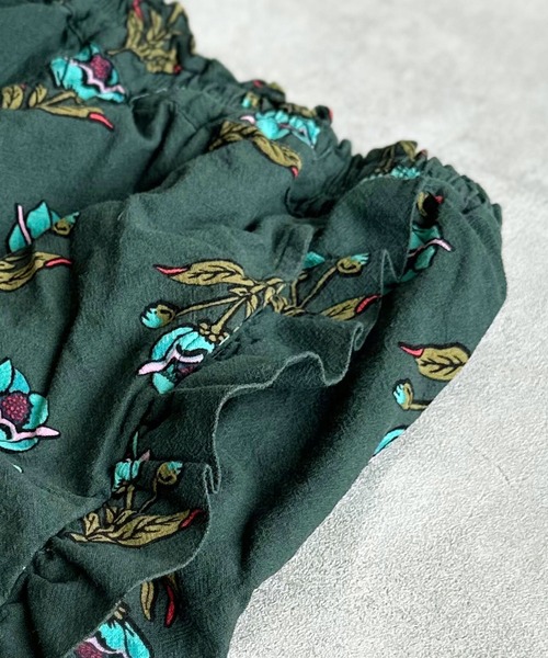 HOGAN RANCH WEAR（ホーガンランチウエア）の「サイドフリルパンツ（その他パンツ・キッズ・チャコール/マルチ・110/100/90/150/140/130/120）」の13枚目の写真