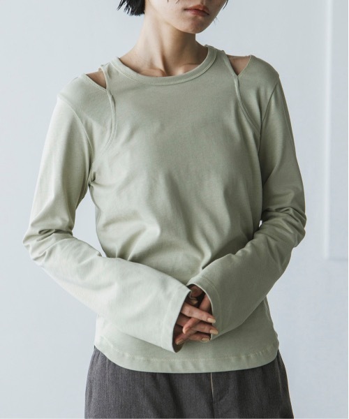 【セール】ショルダースリットカットソー（Tシャツ/カットソー）｜TENTO（テント）