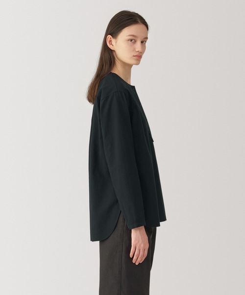 無印良品(ムジルシリョウヒン)の「〔MUJI Labo〕婦人 起毛ツイルブラウス(シャツ/ブラウス・レディース・ホワイト/ブラック/ベージュ・M/S/XL/L)」の12枚目の写真