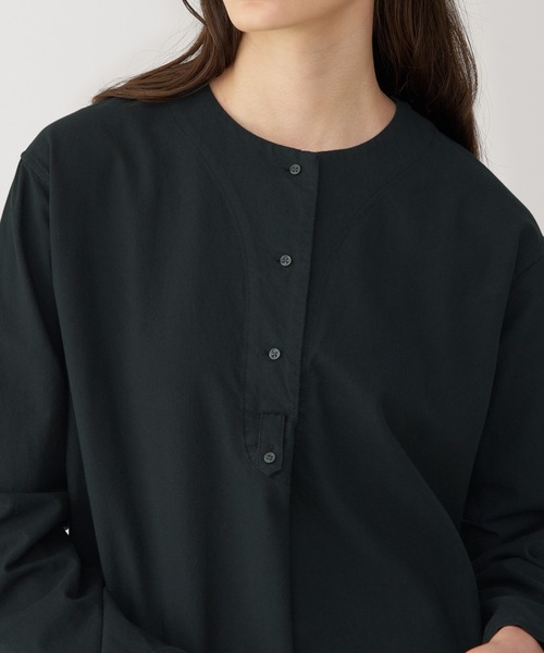 無印良品(ムジルシリョウヒン)の「〔MUJI Labo〕婦人 起毛ツイルブラウス(シャツ/ブラウス・レディース・ホワイト/ブラック/ベージュ・M/S/XL/L)」の14枚目の写真