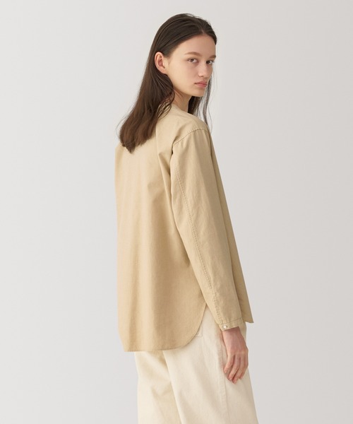 無印良品(ムジルシリョウヒン)の「〔MUJI Labo〕婦人 起毛ツイルブラウス(シャツ/ブラウス・レディース・ホワイト/ブラック/ベージュ・M/S/XL/L)」の20枚目の写真