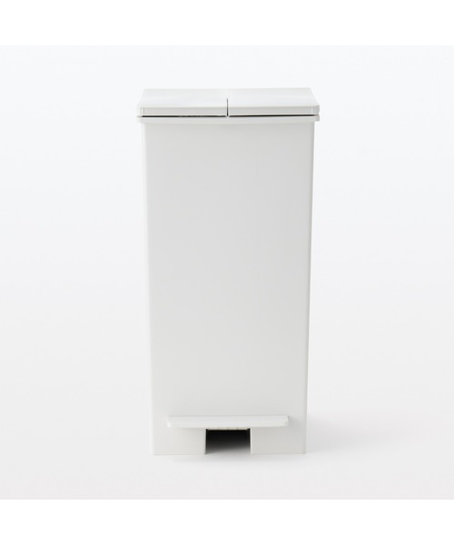 再生ポリプロピレン入り ペダル式ダストボックス 両開きフタ付き 大
