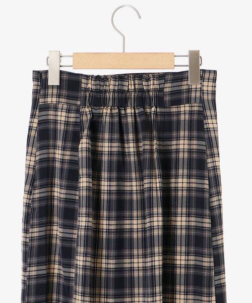MAJESTIC LEGON（マジェスティックレゴン）の「チェックマーメイドスカート（スカート・レディース・グリーン系その他/ブラウン系その他2/ベージュ系その他2/ブルー系その他4・MEDIUM）」の16枚目の写真