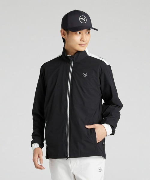 PUMA(プーマ)の「PUMA プーマ メンズ ゴルフ ストレッチ タフタ バックサイド ロゴ F ジャケット(ブルゾン・メンズ・ブラック/ネイビー/ベージュ・SMALL/X-LARGE/MEDIUM/LARGE/XX-LARGE)」の3枚目の写真