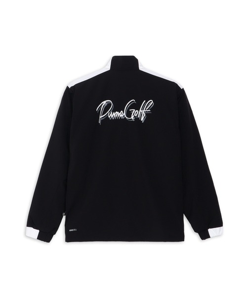 PUMA(プーマ)の「PUMA プーマ メンズ ゴルフ ストレッチ タフタ バックサイド ロゴ F ジャケット(ブルゾン・メンズ・ブラック/ネイビー/ベージュ・SMALL/X-LARGE/MEDIUM/LARGE/XX-LARGE)」の4枚目の写真