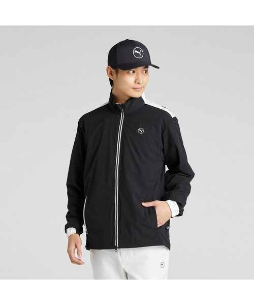 PUMA(プーマ)の「PUMA プーマ メンズ ゴルフ ストレッチ タフタ バックサイド ロゴ F ジャケット(ブルゾン・メンズ・ブラック/ネイビー/ベージュ・SMALL/X-LARGE/MEDIUM/LARGE/XX-LARGE)」の6枚目の写真