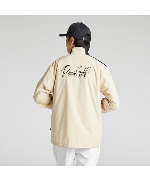 PUMA(プーマ)の「PUMA プーマ メンズ ゴルフ ストレッチ タフタ バックサイド ロゴ F ジャケット(ブルゾン・メンズ・ブラック/ネイビー/ベージュ・SMALL/X-LARGE/MEDIUM/LARGE/XX-LARGE)」の7枚目の写真