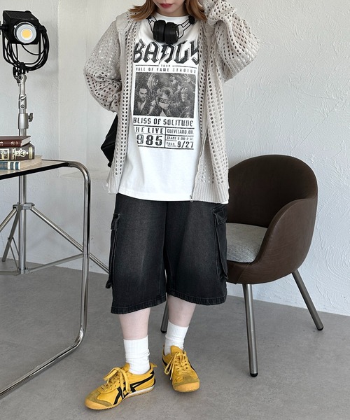 apres jour mignon(アプレジュールミニョン)の「【apresjour mignon SOIE】ユニセックスメッシュニットパーカー【ZOZOTOWN限定アイテム】(パーカー・レディース・ブラック/オレンジ/グレイッシュベージュ・MEDIUM/X-LARGE)」の22枚目の写真