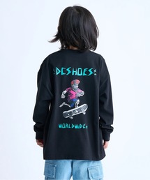 DC SHOES | 24 KD SKATE SKULL LS/DCキッズ長袖バックプリントロンT(Tシャツ/カットソー)