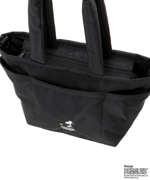 Manhattan Portage（マンハッタンポーテージ）の「Whitestone Tote Bag PEANUTS FW2024（トートバッグ・レディース・ブラック・SMALL）」の10枚目の写真