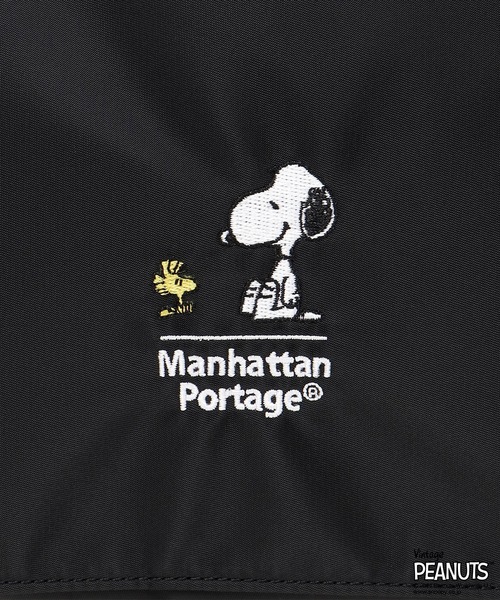 Manhattan Portage（マンハッタンポーテージ）の「Whitestone Tote Bag PEANUTS FW2024（トートバッグ・レディース・ブラック・SMALL）」の12枚目の写真