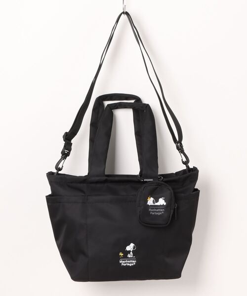 Manhattan Portage（マンハッタンポーテージ）の「Whitestone Tote Bag PEANUTS FW2024（トートバッグ・レディース・ブラック・SMALL）」の15枚目の写真