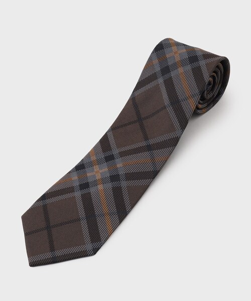 THE SHOP TK (ザ ショップ ティーケー )の「◆シルクチェックタイ ビジネス/ギフト(ネクタイ・メンズ・ブルーグリーン/ダークブラウン系3/ブルー系その他3/ブルー系その他5/モスグリーン系3/ワイン系1・00)」の2枚目の写真