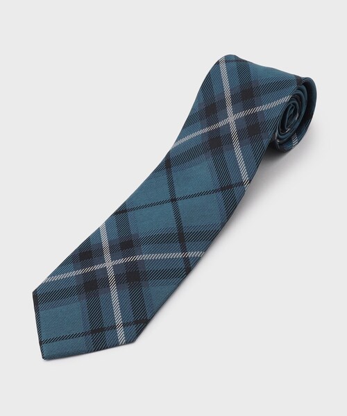 THE SHOP TK (ザ ショップ ティーケー )の「◆シルクチェックタイ ビジネス/ギフト(ネクタイ・メンズ・ブルーグリーン/ダークブラウン系3/ブルー系その他3/ブルー系その他5/モスグリーン系3/ワイン系1・00)」の5枚目の写真