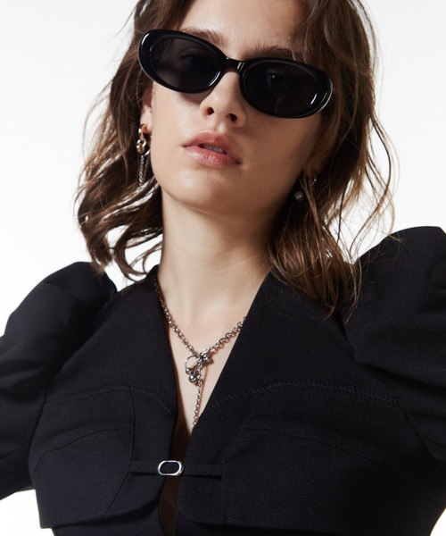 ワンピース JOSEMOON POWER SHOULDER MINIDRESS POWER SHOULDER MINIDRESS/パワーショルダーミニドレス