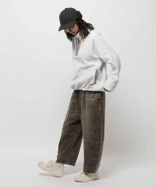 niko and...（ニコアンド）の「チロリアンフリースプルオーバー（その他トップス・レディース・パープル/ベージュ/ネイビー/ライトグレー・MEDIUM/LARGE）」の8枚目の写真