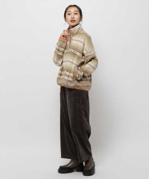 niko and...（ニコアンド）の「チロリアンフリースプルオーバー（その他トップス・レディース・パープル/ベージュ/ネイビー/ライトグレー・MEDIUM/LARGE）」の11枚目の写真