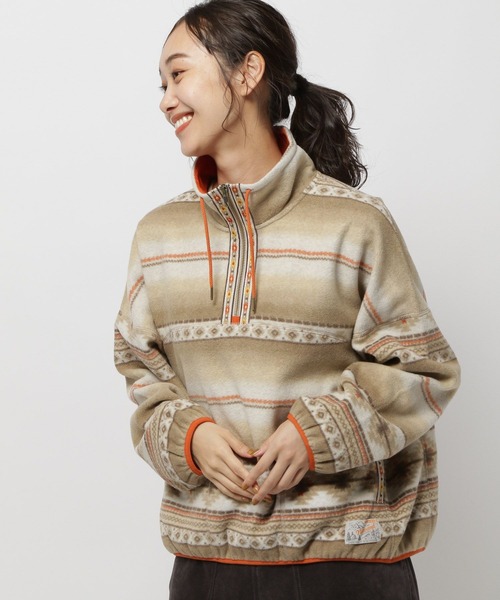 niko and...（ニコアンド）の「チロリアンフリースプルオーバー（その他トップス・レディース・パープル/ベージュ/ネイビー/ライトグレー・MEDIUM/LARGE）」の13枚目の写真