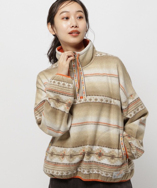 niko and...（ニコアンド）の「チロリアンフリースプルオーバー（その他トップス・レディース・パープル/ベージュ/ネイビー/ライトグレー・MEDIUM/LARGE）」の14枚目の写真