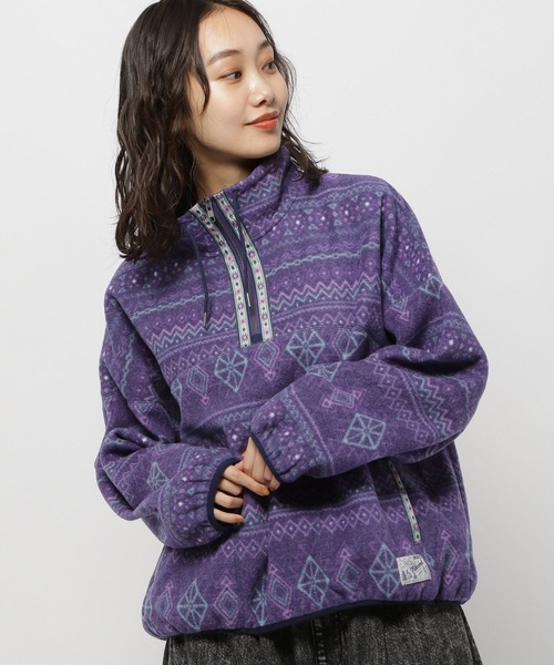 niko and...（ニコアンド）の「チロリアンフリースプルオーバー（その他トップス・レディース・パープル/ベージュ/ネイビー/ライトグレー・MEDIUM/LARGE）」の20枚目の写真
