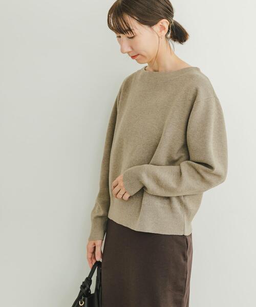 セール】ミラノリブボートネックニット（ニット/セーター）｜ITEMS