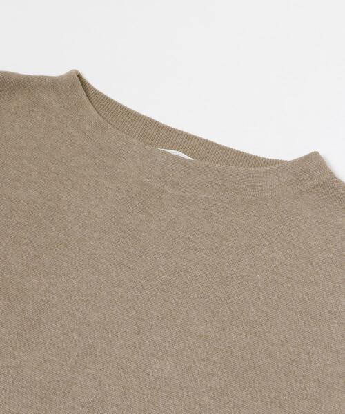 ITEMS URBANRESEARCH(アイテムズ アーバンリサーチ)の「ミラノリブボートネックニット(ニット/セーター・レディース・ベージュ/グレー/チャコールグレー・FREE)」の9枚目の写真