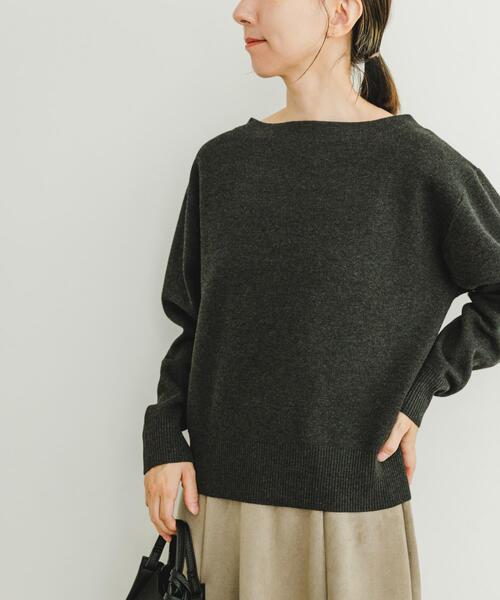 セール】ミラノリブボートネックニット（ニット/セーター）｜ITEMS