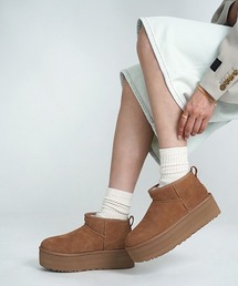UGG | UGG / アグ：W CLASSIC ULTRA MINI PLATFORM：1135092-CHE[DEA](ブーツ)