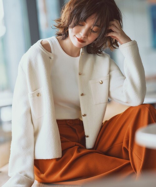 uncrave（アンクレイヴ）の「プレーンスーツ ワイドパンツ（uncrave 